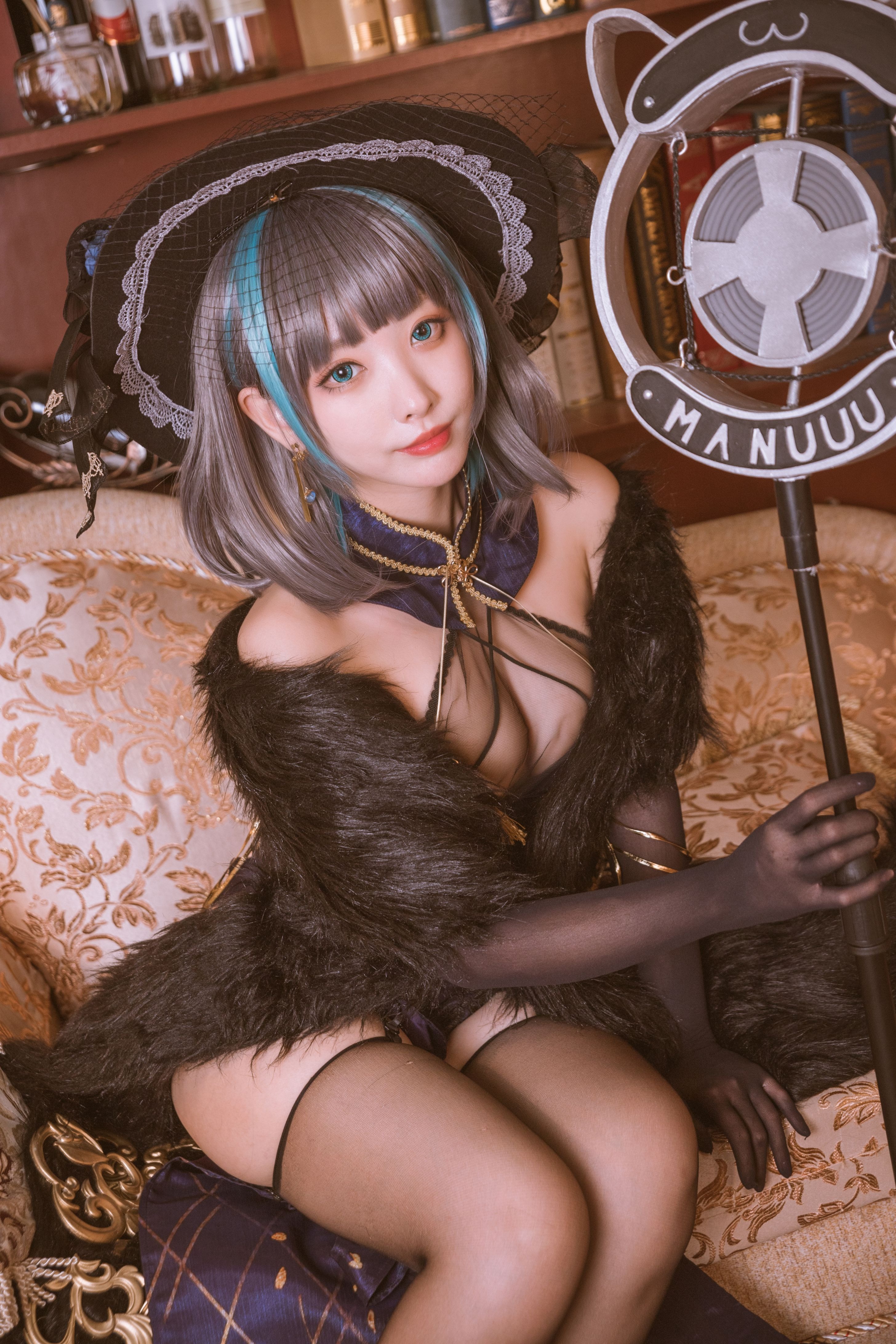 宫本桜 宫本樱樱饼 - 柴郡旗袍 音乐绚烂CaitSith [20P] 8