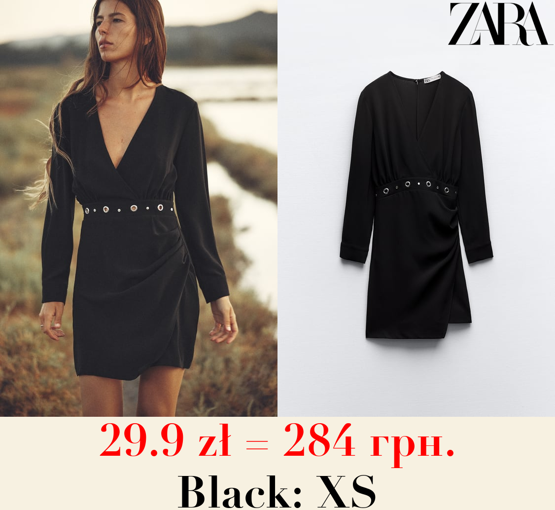 MINI DRESS WITH WAIST EYELETS