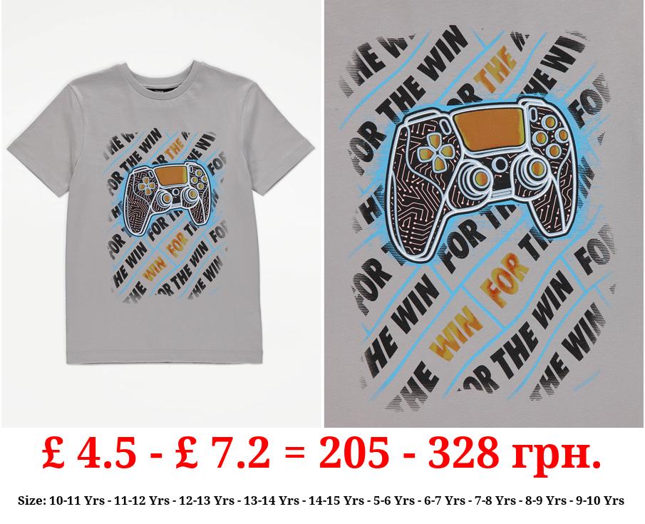 Grey Gamer Iridescent T-Shirt