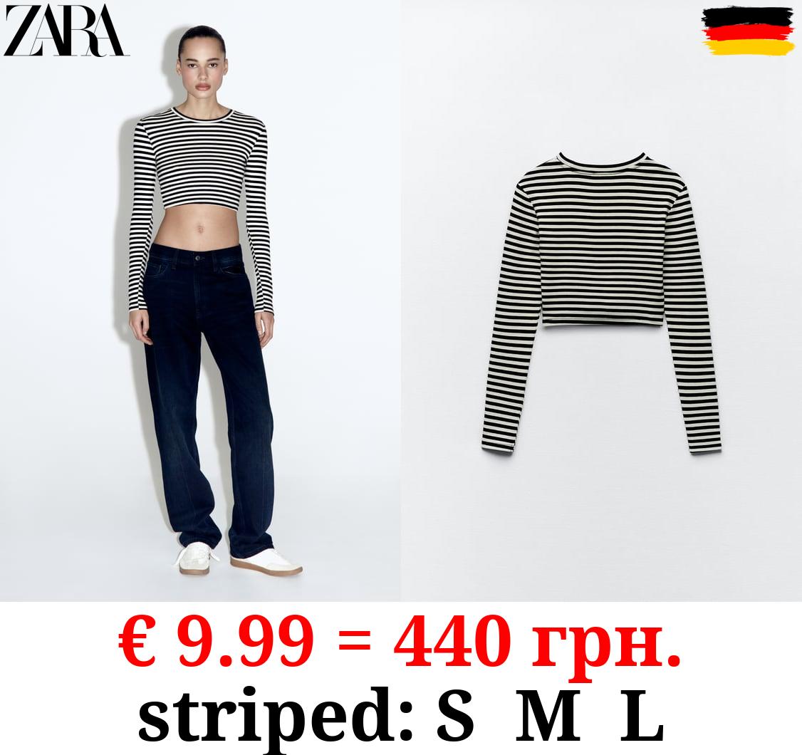 COTTON AND MODAL CROP TOP