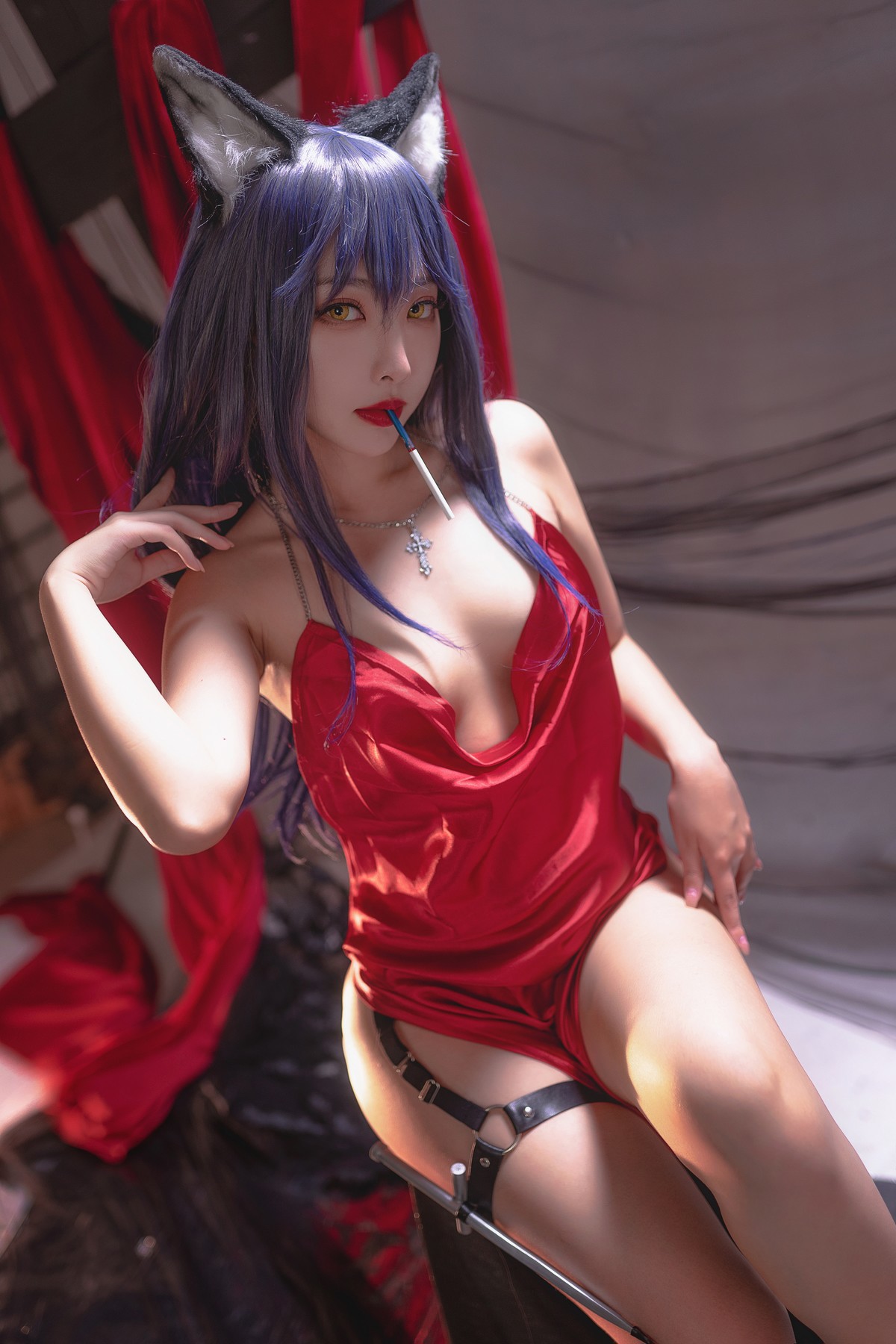 Cosplay 宮本桜 德克萨斯同人礼服 15