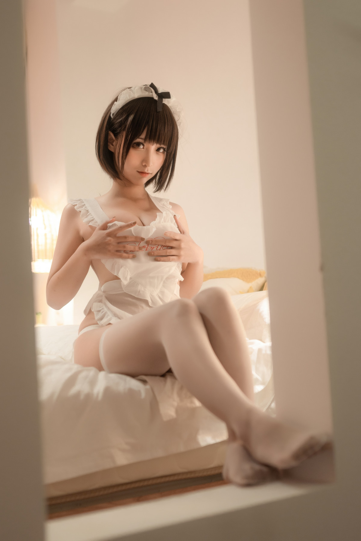 Cosplay 蠢沫沫 Chunmomo 沫沫真爱版 爱心围裙 10
