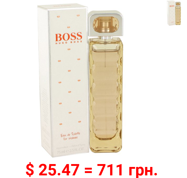 HUGO BOSS Boss Orange Eau de Toilette, Perfume for Women, 2.5 Oz
