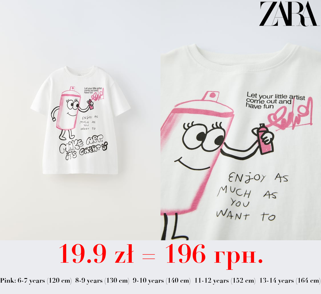 GRAFFITI PRINT T-SHIRT