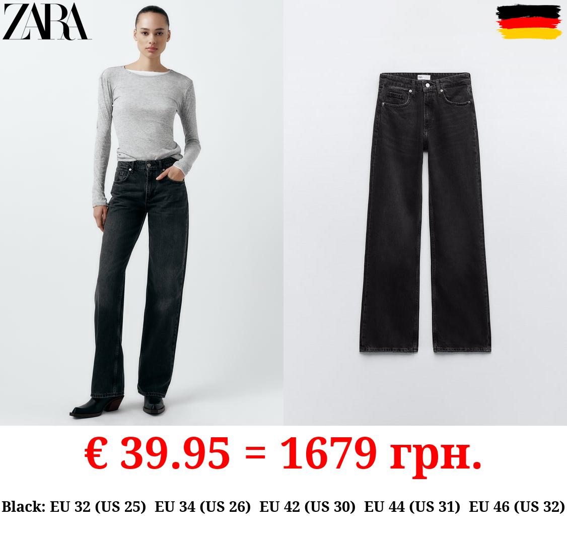 TRF WIDE-LEG MID-RISE FULL LENGTH JEANS