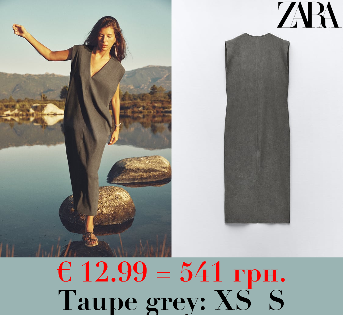 DRESS WITH SHOULDER PADS