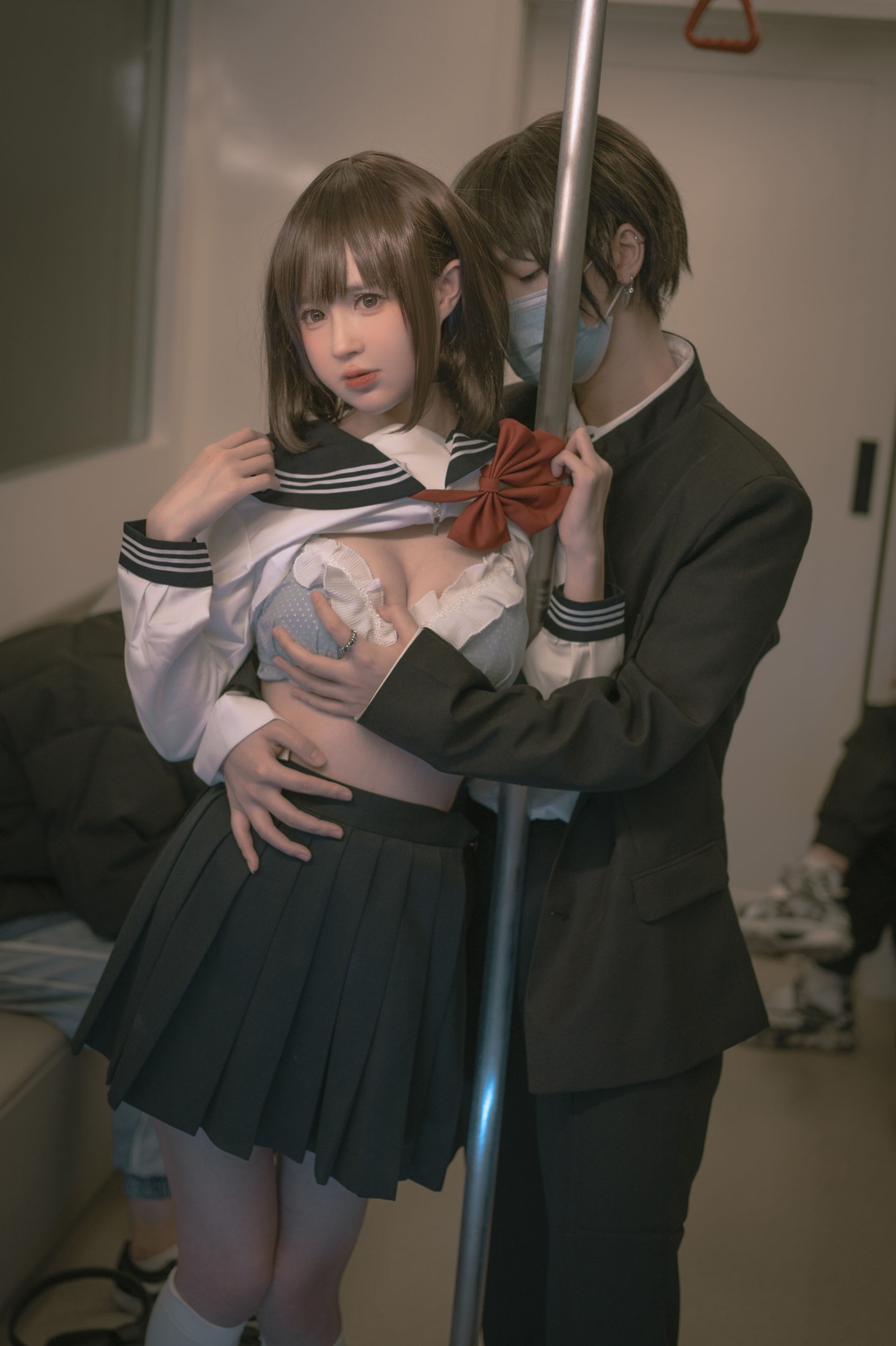 [网红COSER]_西园寺南歌写真_-_电车物语-写真图集共100P 1