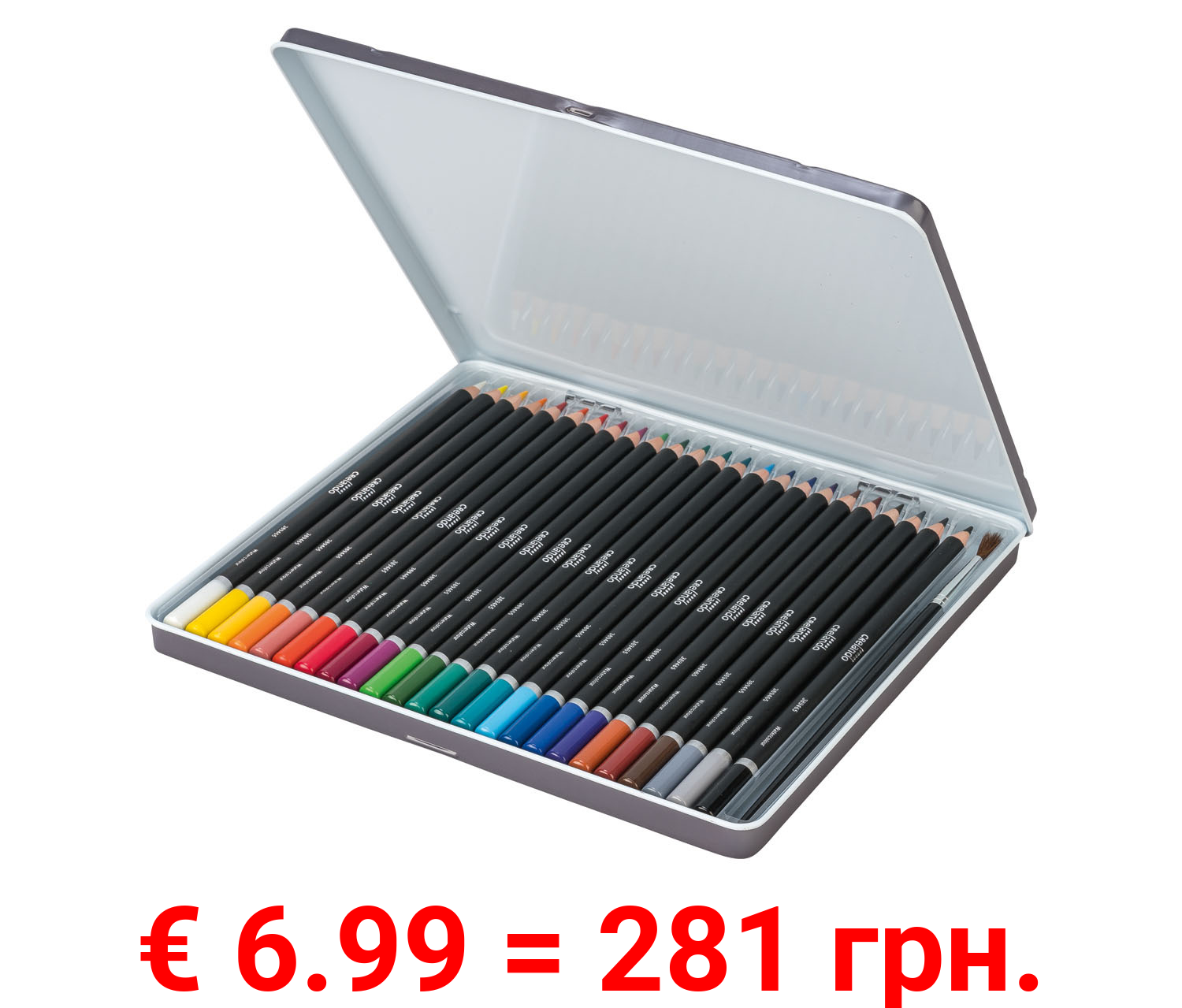 crelando® Aquarell-Buntstifte, 25-teilig