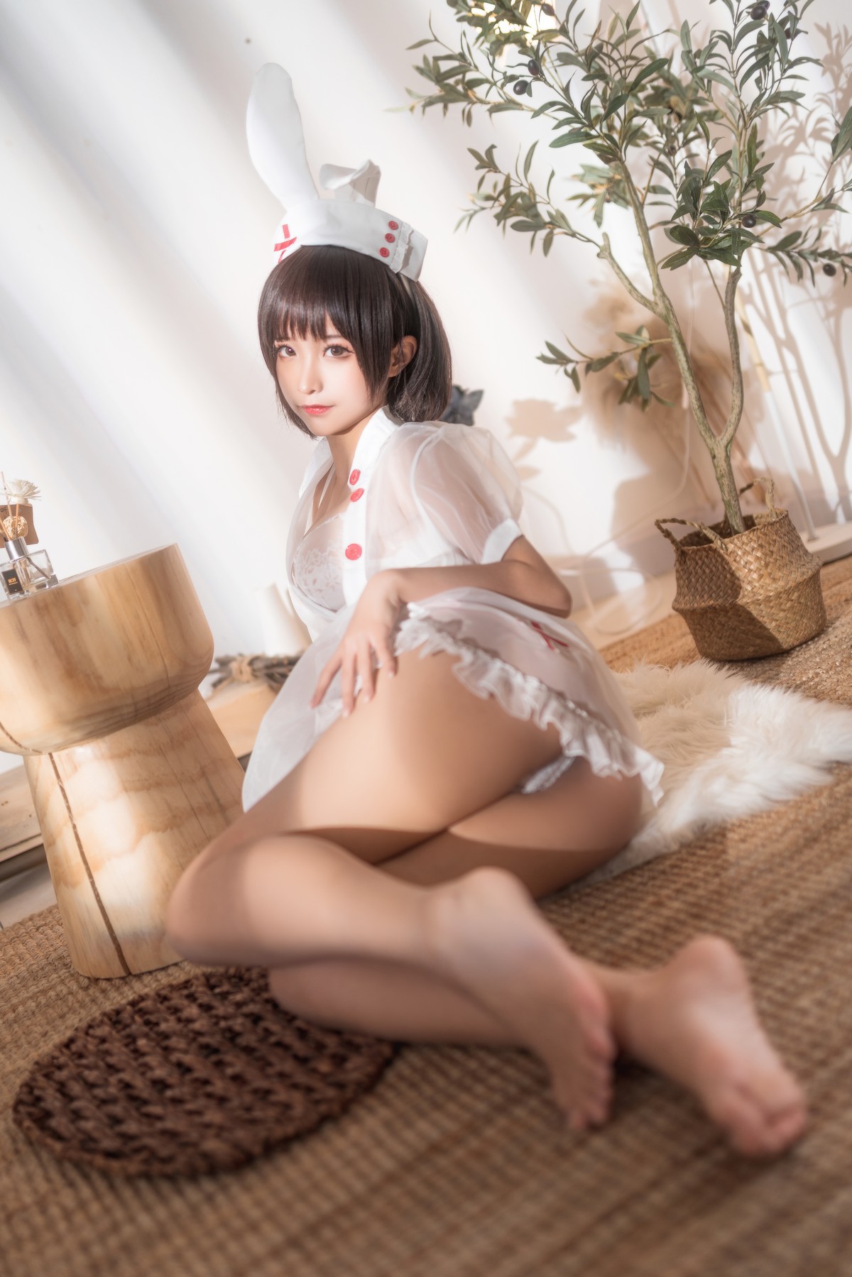 Cosplay 蠢沫沫 Chunmomo 透明护士 18