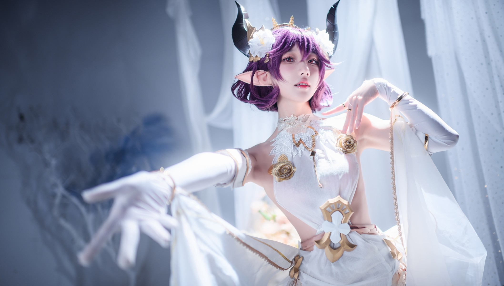 阿包也是兔娘 Cosplay 碧蓝幻想古蕾娅 龙娘 1