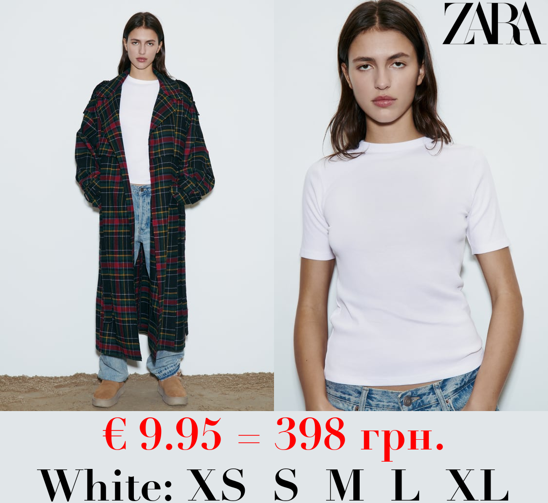 LIGHTWEIGHT RIBBED T-SHIRT