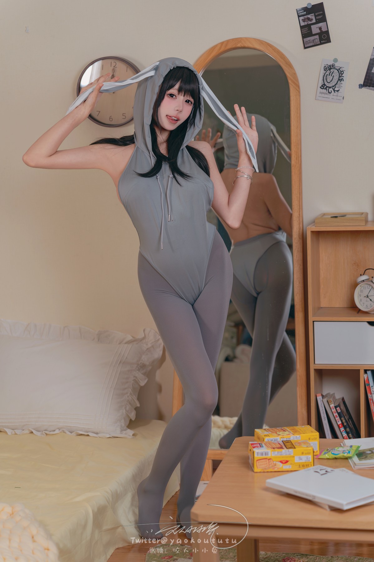 Cosplay 黏黏团子兔 小灰兔 Gray Rabbit 1