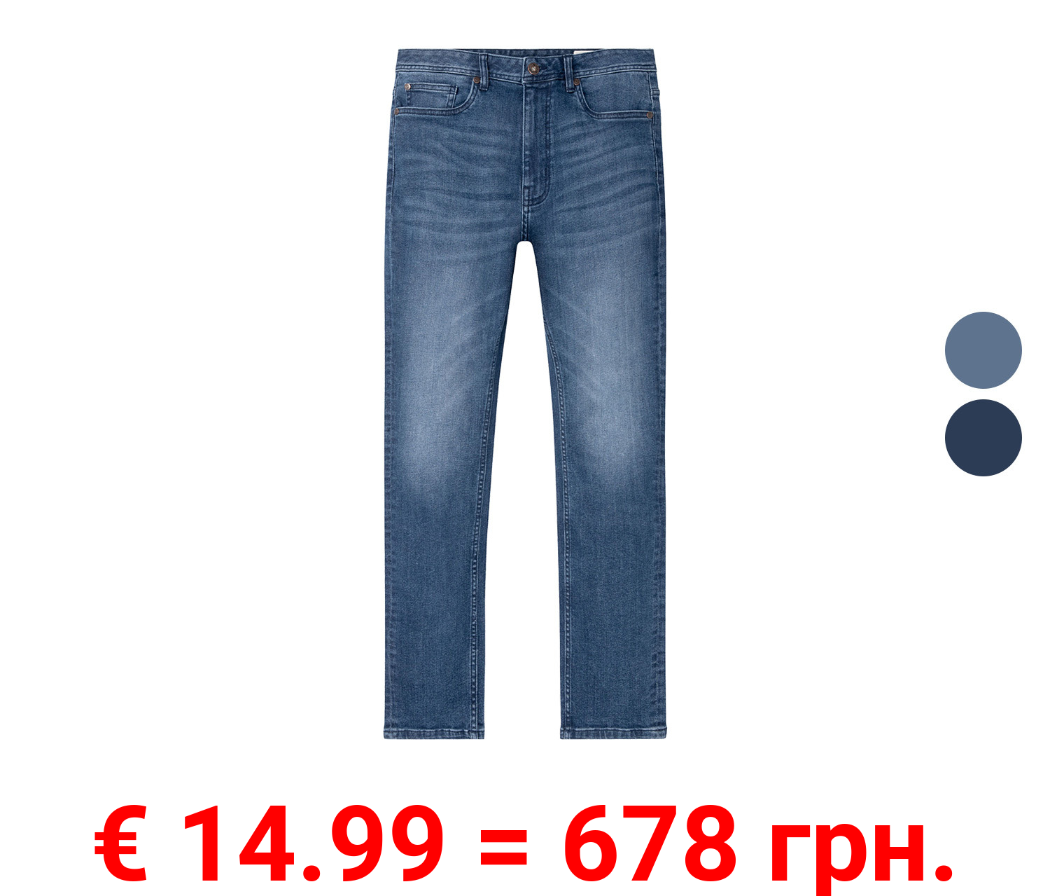 LIVERGY® Herren Jeans, Slim Fit, mit normaler Leibhöhe