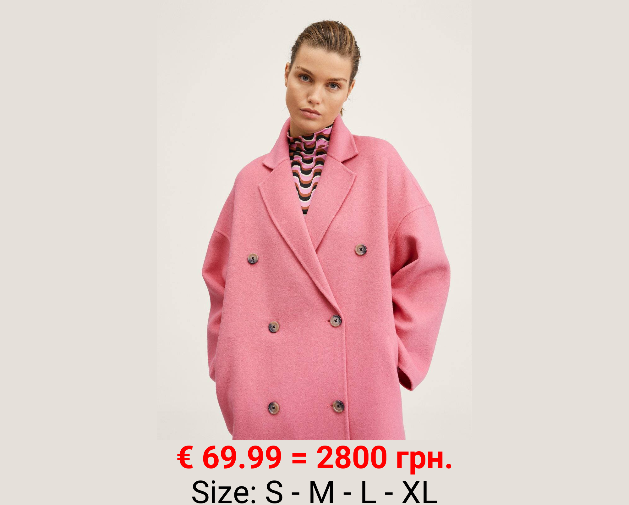 Abrigo lana handmade