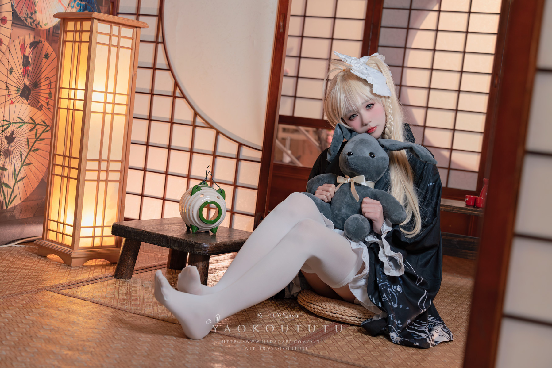 Cosplay 黏黏团子兔 六月T3专属特典 『穹妹浴衣』 2