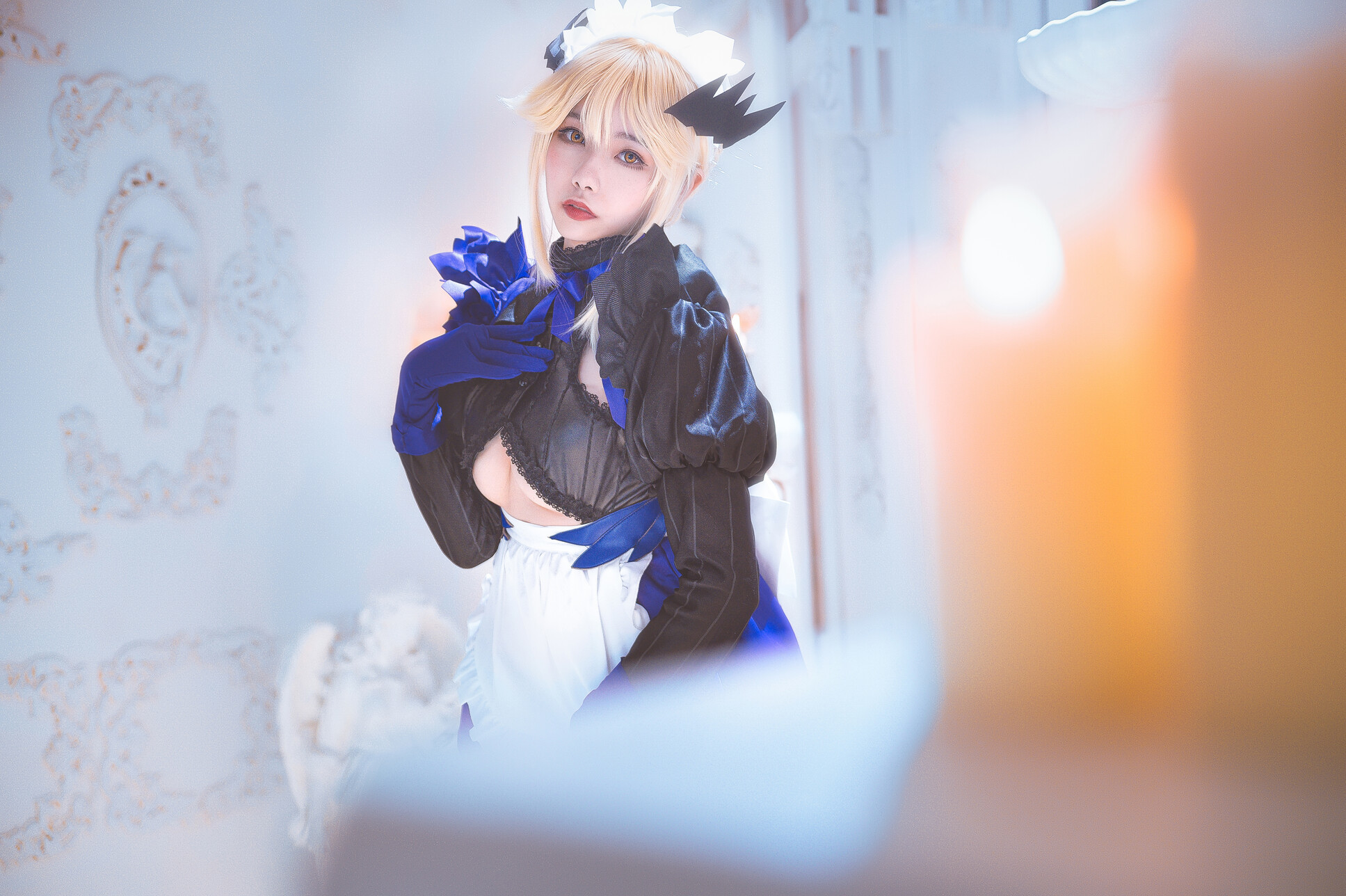 [Momoko葵葵] Artoria Pendragon Alter 黑枪呆女仆 5