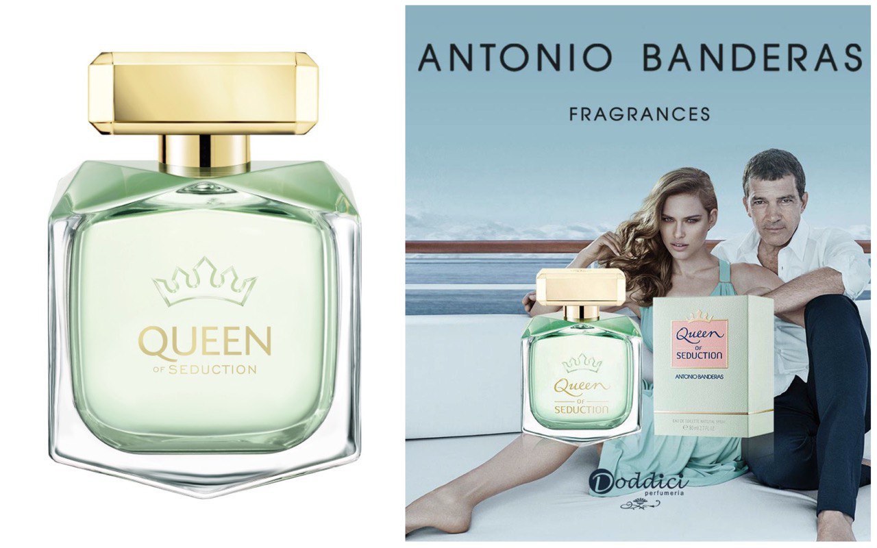 Антонио маратти духи. Antonio Banderas Queen of Seduction Lively Muse туалетная вода 50 мл. Antonio Banderas Queen of Seduction edt80+bl75. Туалетная вода Antonio Banderas Queen of Seduction 50 мл. Парфюм Antonio Banderas Queen of Seduction голубой.