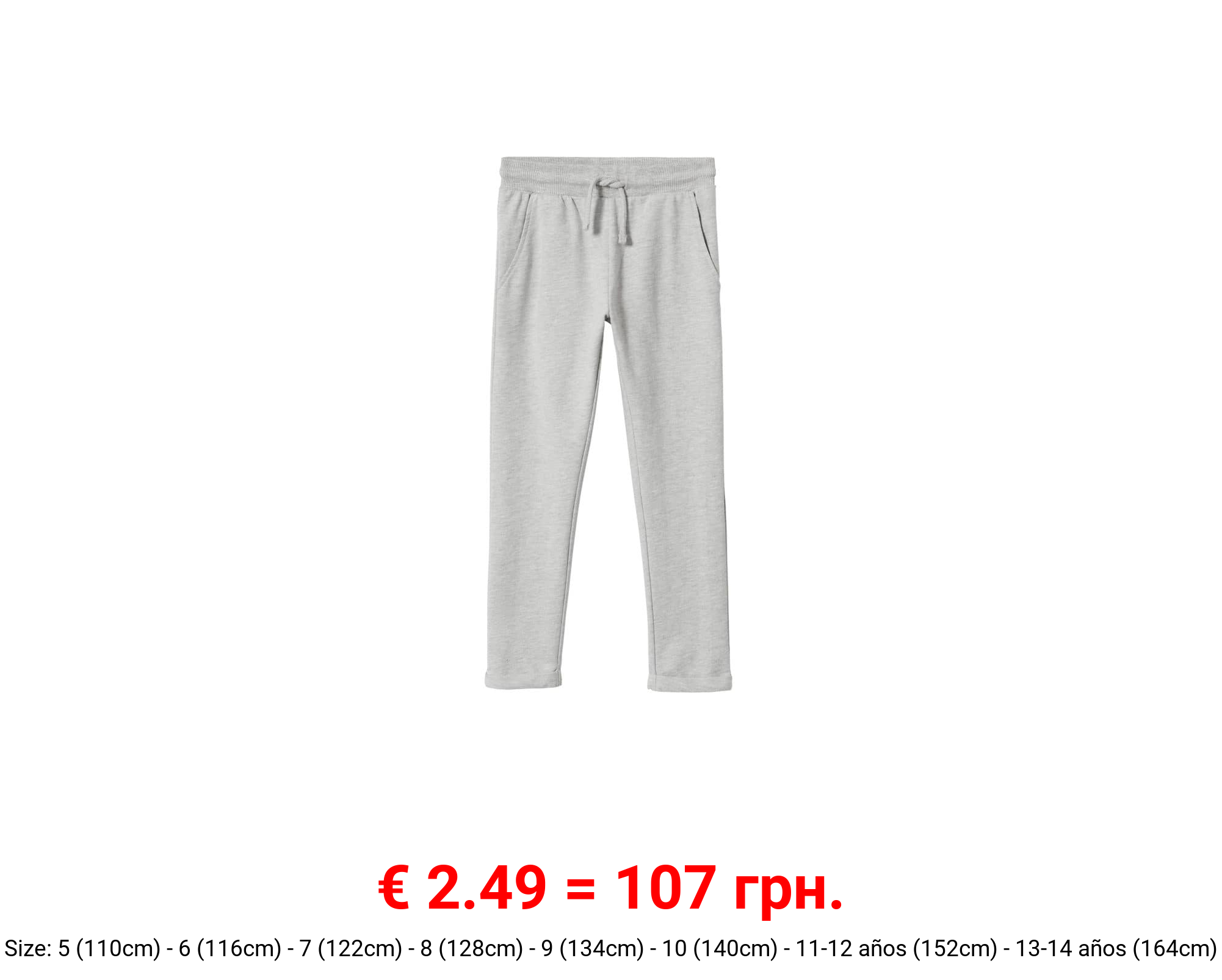 Pantalón jogger algodón