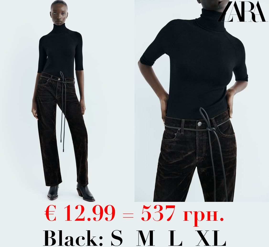 HIGH NECK KNIT SWEATER