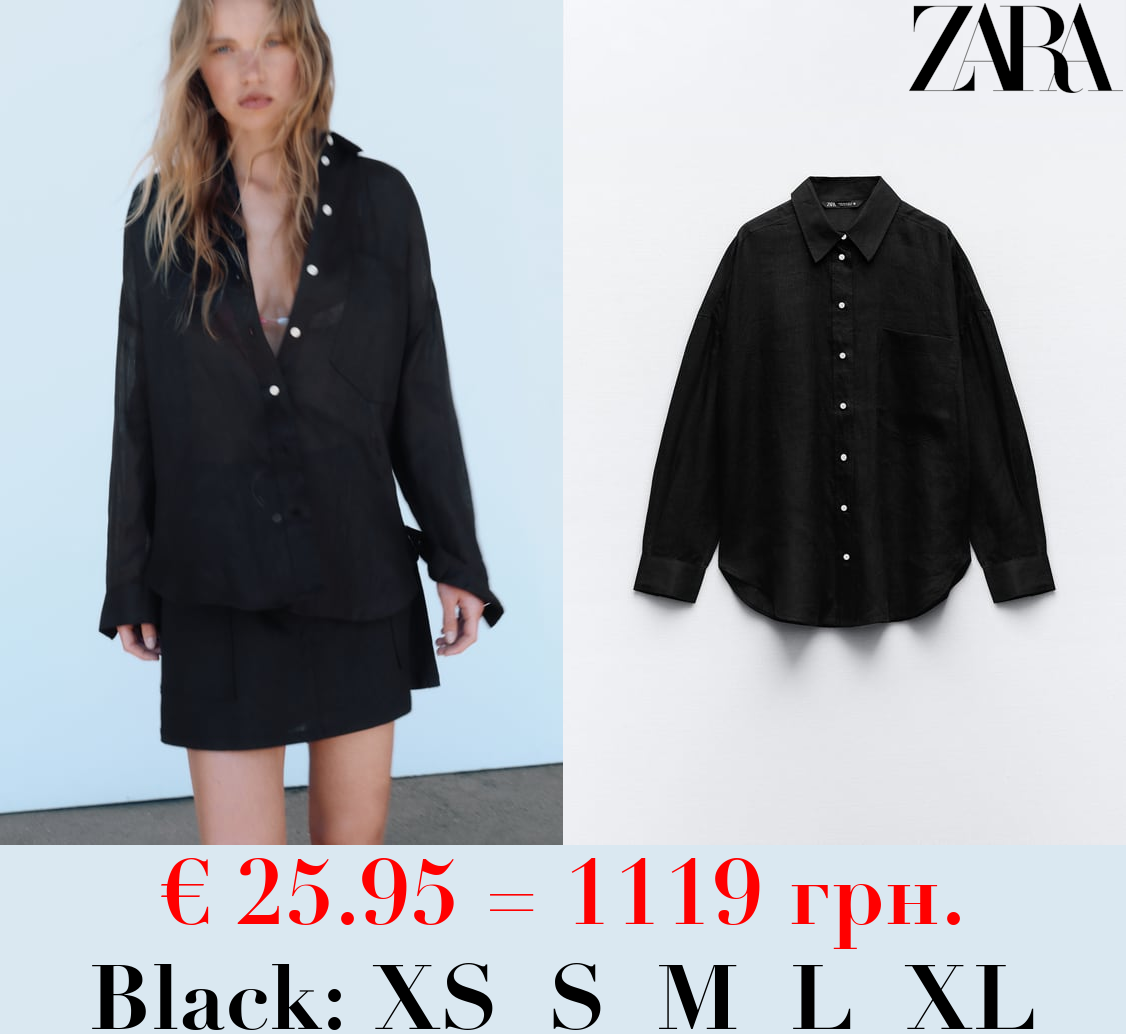 100% LINEN BASIC SHIRT