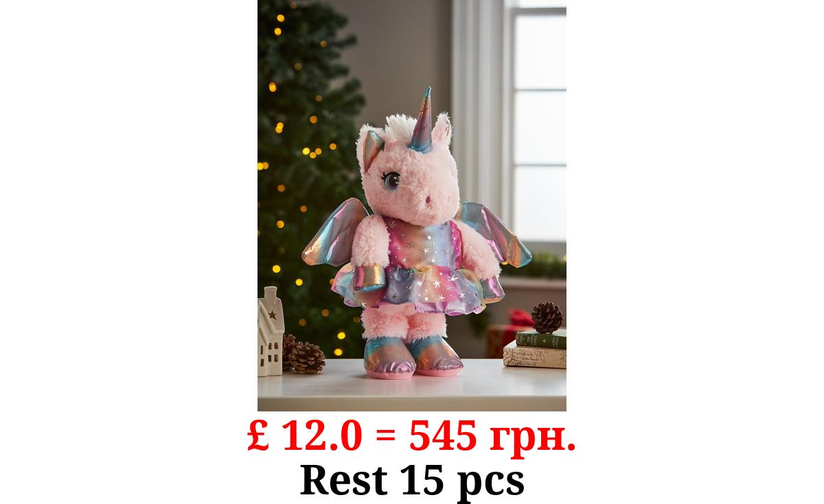 Christmas Pink Animated Pegasus