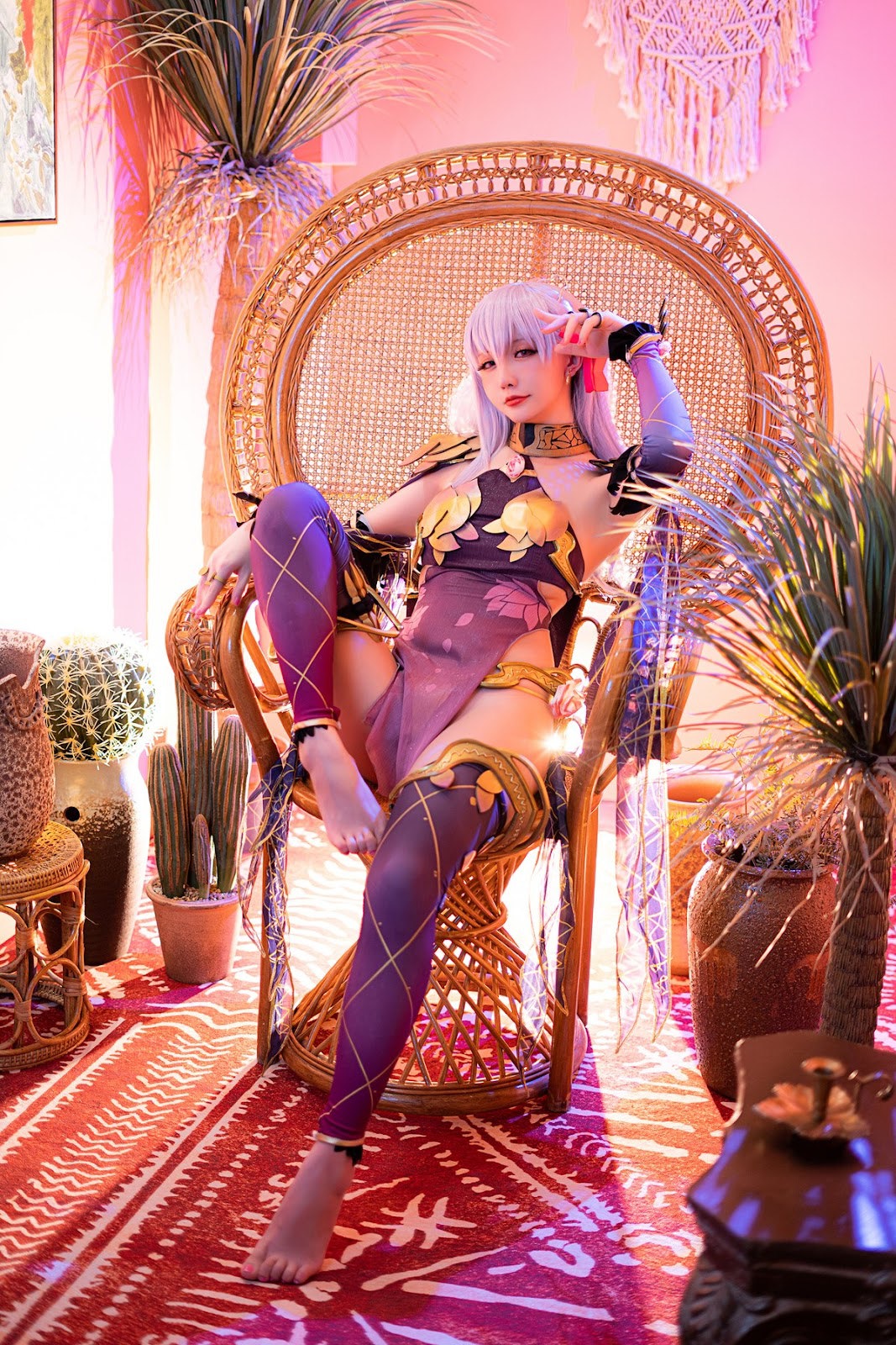 Cosplay 星之迟迟Hoshilily 秘密花园-伽摩 1