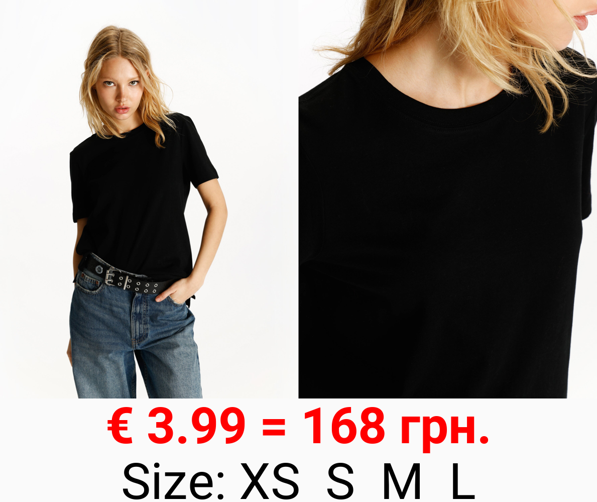 Basic round neck T-shirt