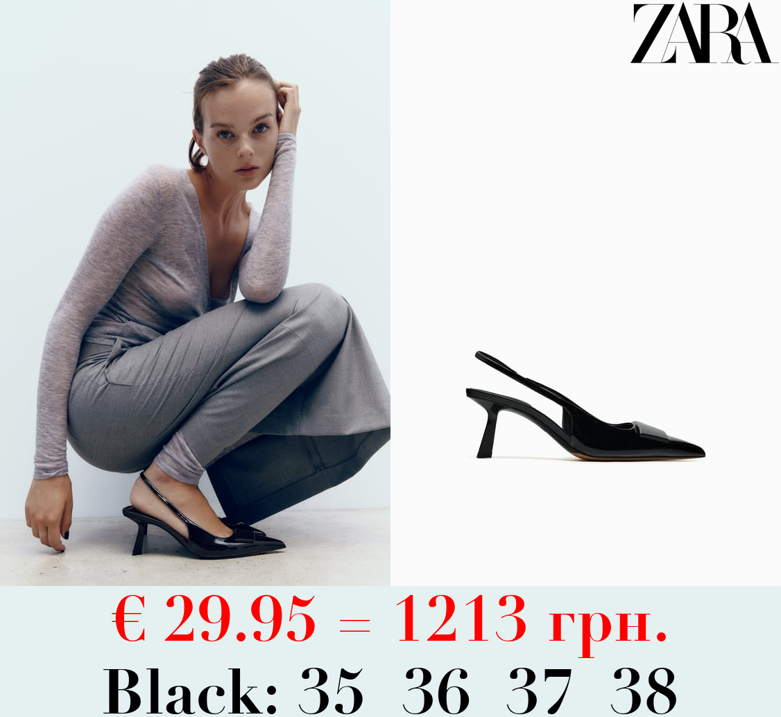 HEELED SLINGBACK SHOES