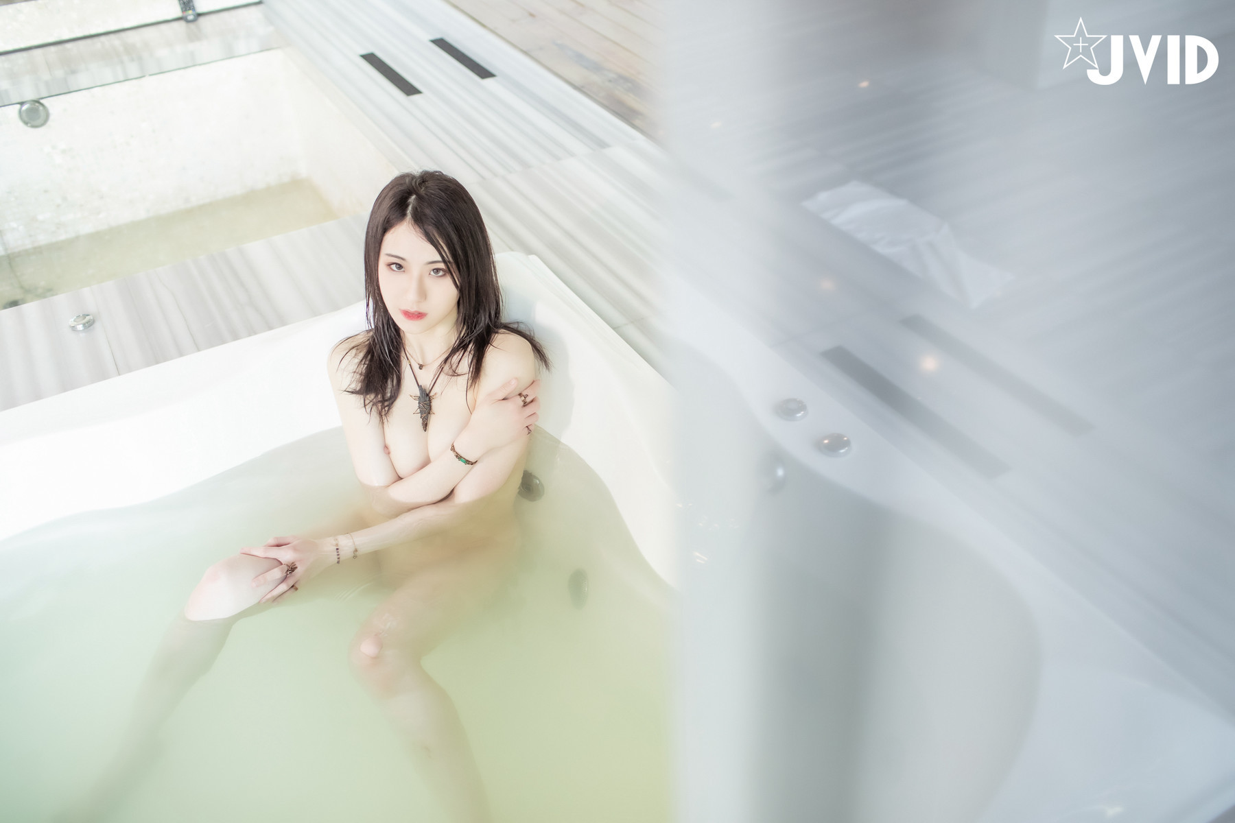 JVID精品 雪白美乳「阿黎」濕身、淋浴、裸泡無遮掩全露！ 75