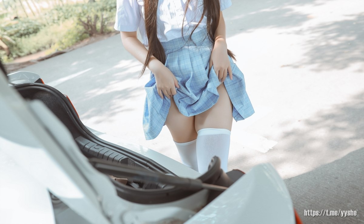 不呆猫 - 白丝过膝袜 [21P+12V] 4