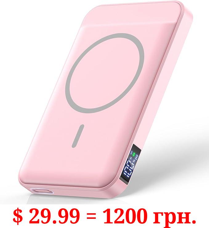 IFIDOL for Magsafe Battery Pack, Wireless Portable Charger for iPhone, (16000mAh) Magnetic Power Bank with (22W) USB-C Fast Charging for iPhone 15/15 Pro/ProMax, iPhone 14/13/12 Series