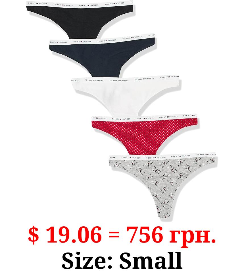 Tommy Hilfiger Women's Cotton Thong Underwear