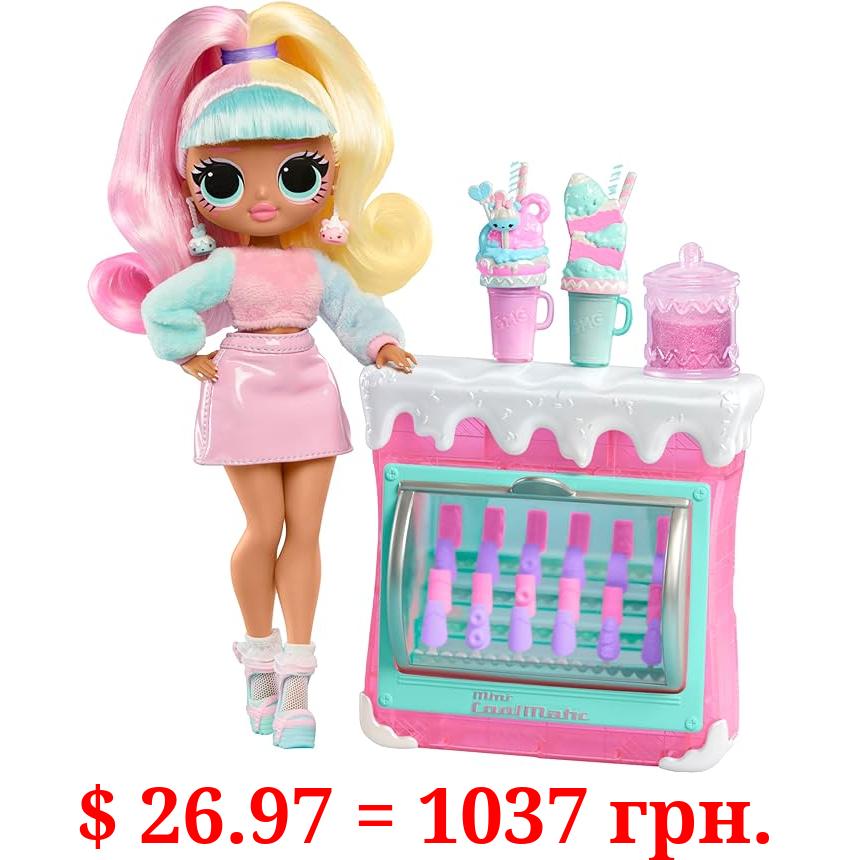 LOL Surprise OMG Sweet Nails – Candylicious Sprinkles Shop with 15 Surprises, Including Real Nail Polish, Press On Nails, Sticker Sheets, Glitter, 1 Fashion Doll & more!, Great Gift for Kids Ages 4+