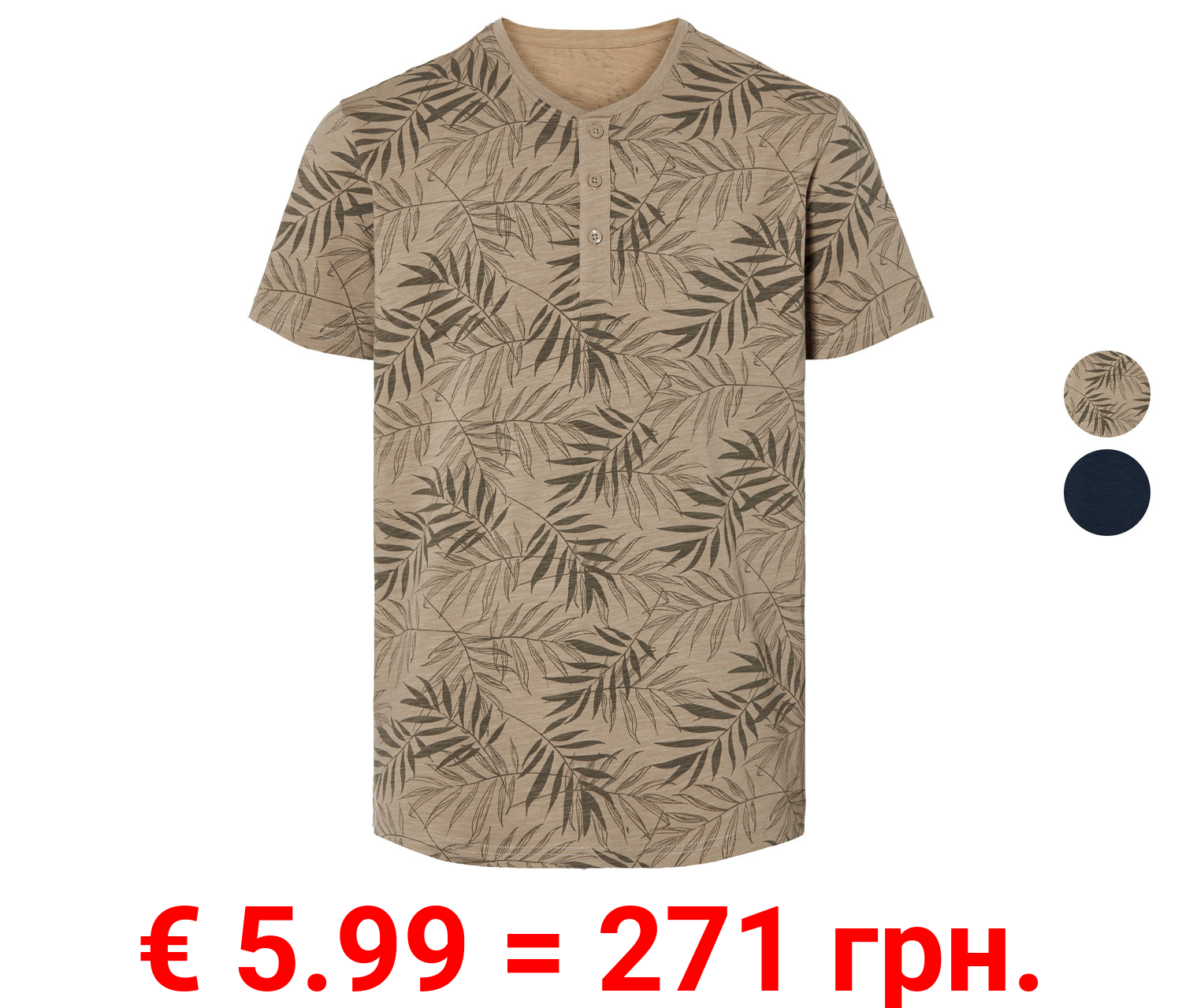 LIVERGY® Herren T-Shirt, körpernah geschnitten