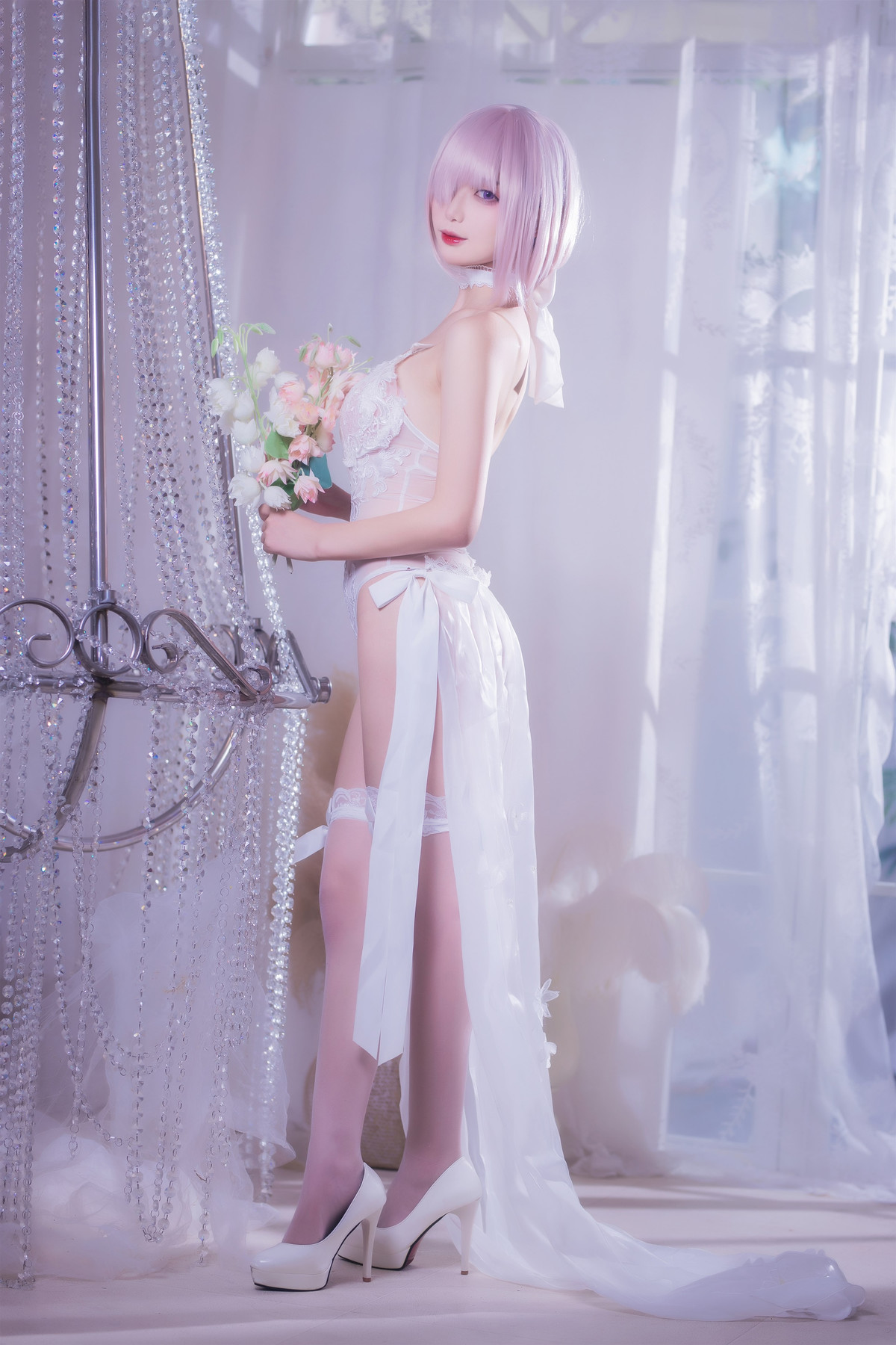 Cosplay 封疆疆v 婚纱玛修 4