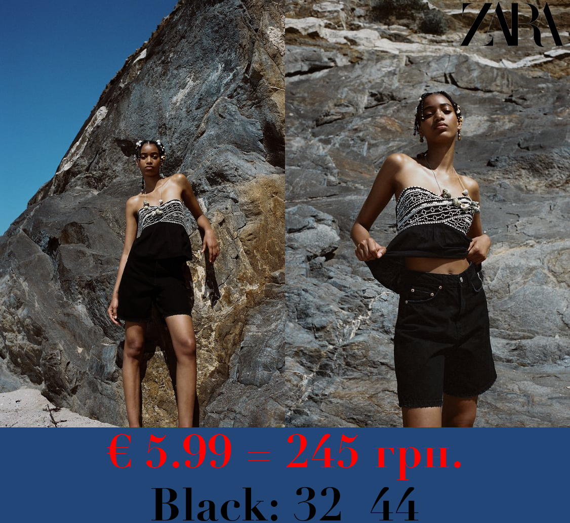 TRF REGULAR FIT MID-RISE BERMUDA SHORTS