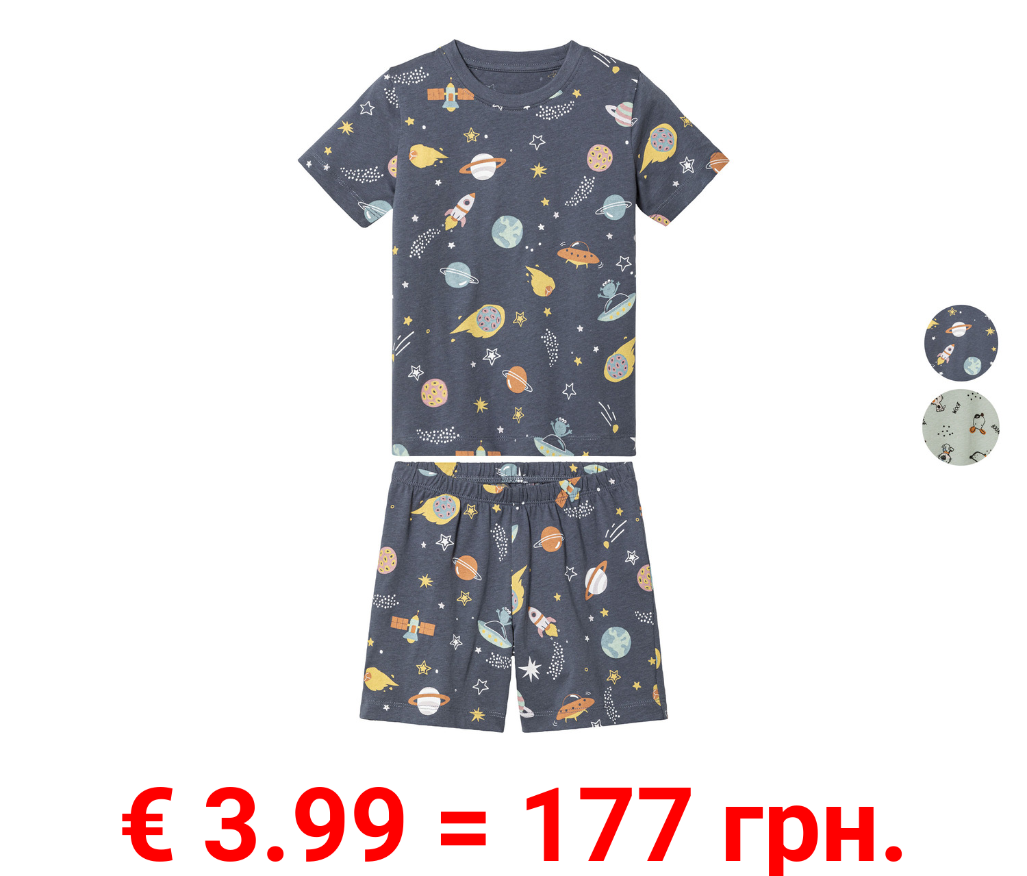 lupilu® Kinder Pyjama, aus Baumwolle