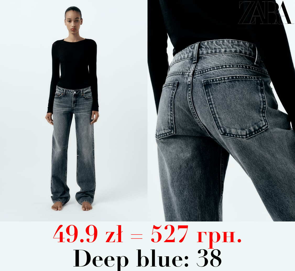 TRF STRAIGHT LOW-RISE JEANS
