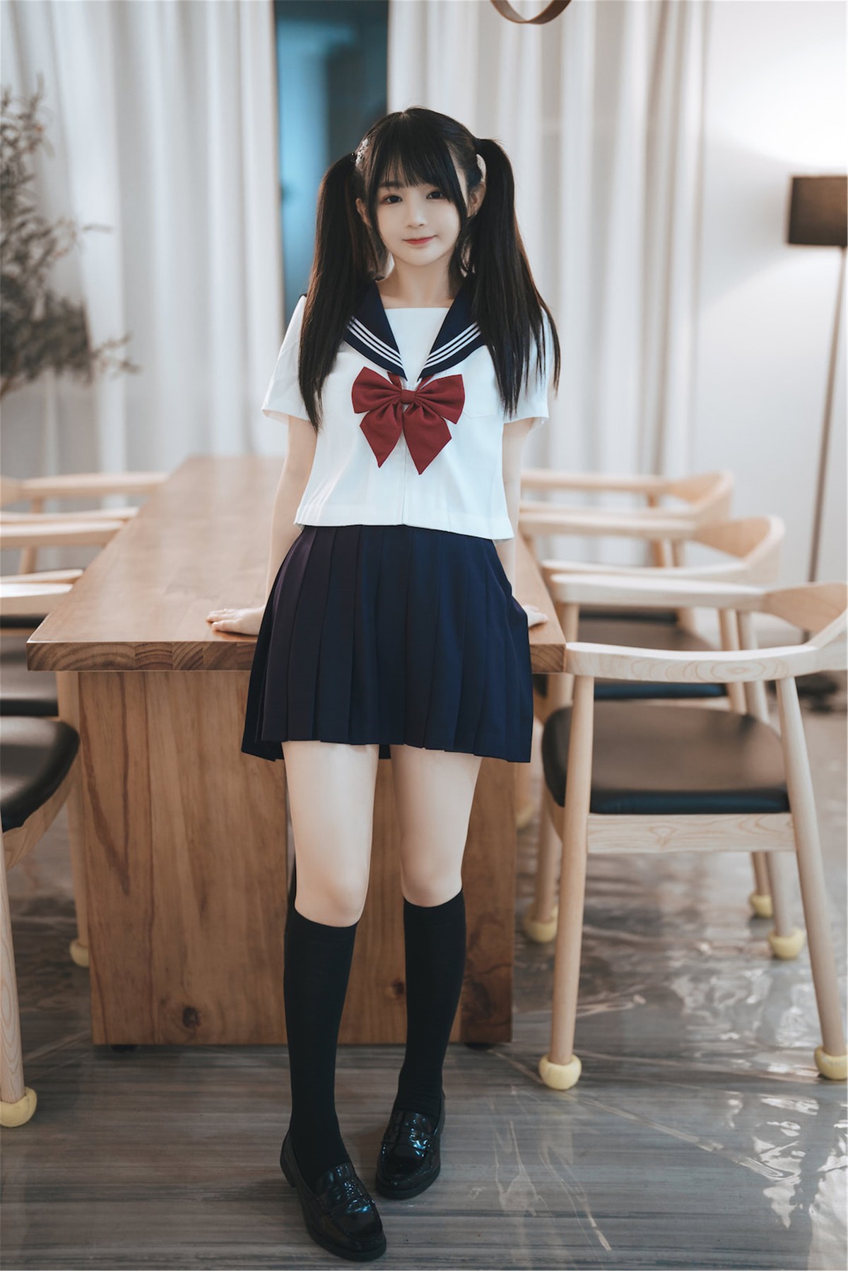 Cosplay 桜井宁宁 双马尾JK 4