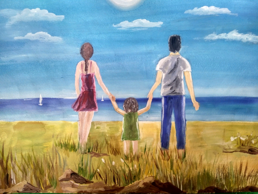 Будущем счастливая семья. Картина счастливая семья. Рисунок на тему моя семья. Картина семейного счастья. Рисунок на тему счастливая семья.
