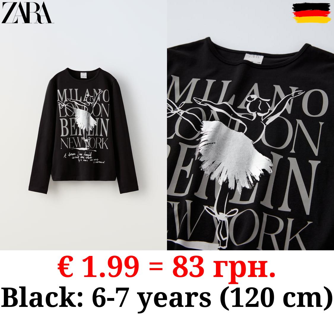 FOIL BALLERINA T-SHIRT