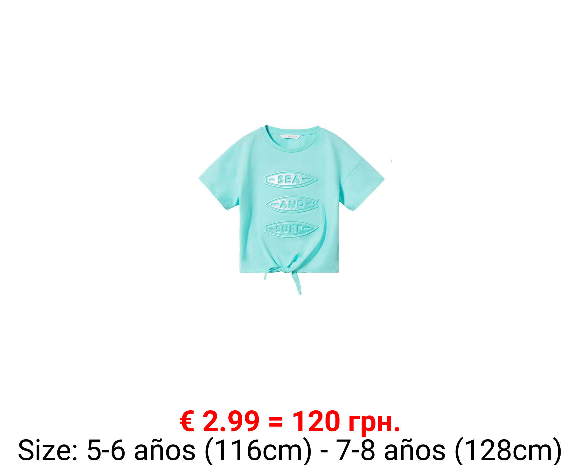 Camiseta estampada lazo