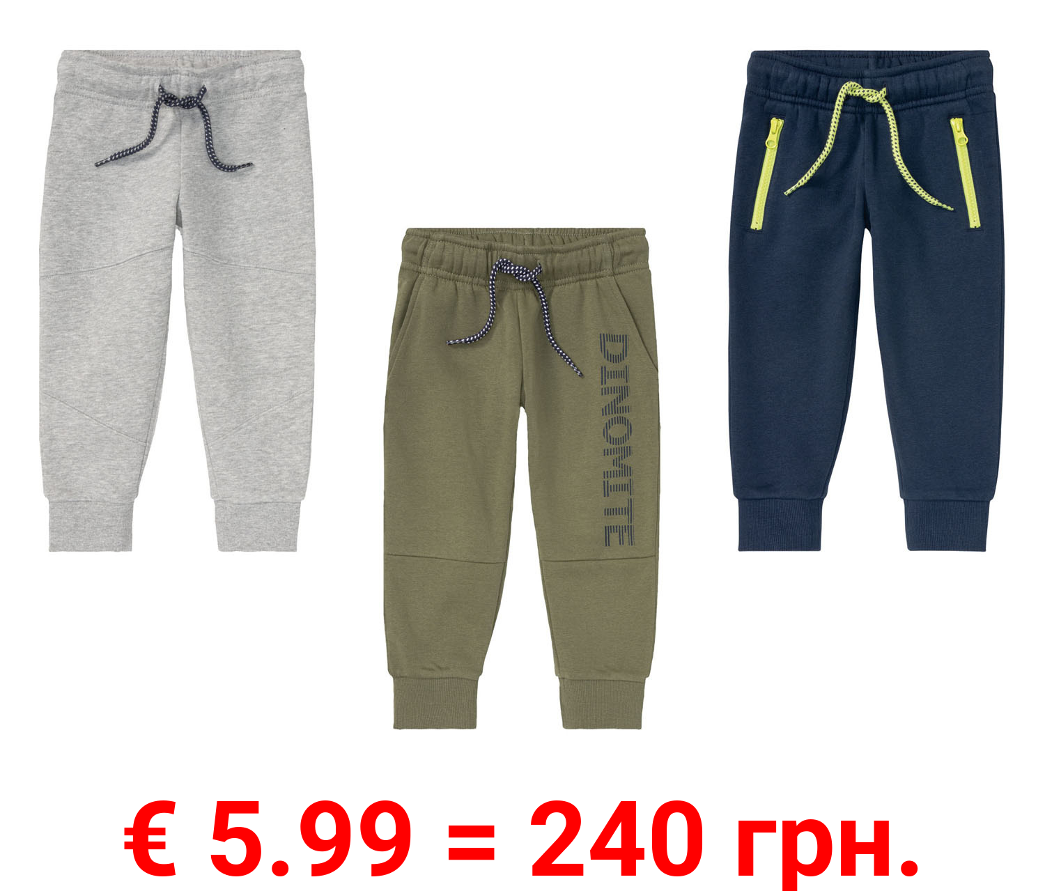 lupilu® Kleinkinder Jungen Sweathose mit Baumwolle