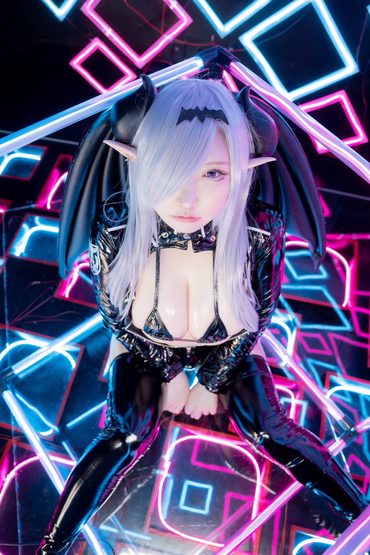 Cosplay SAKUサク See-through Bunny Succubus Set.04 17