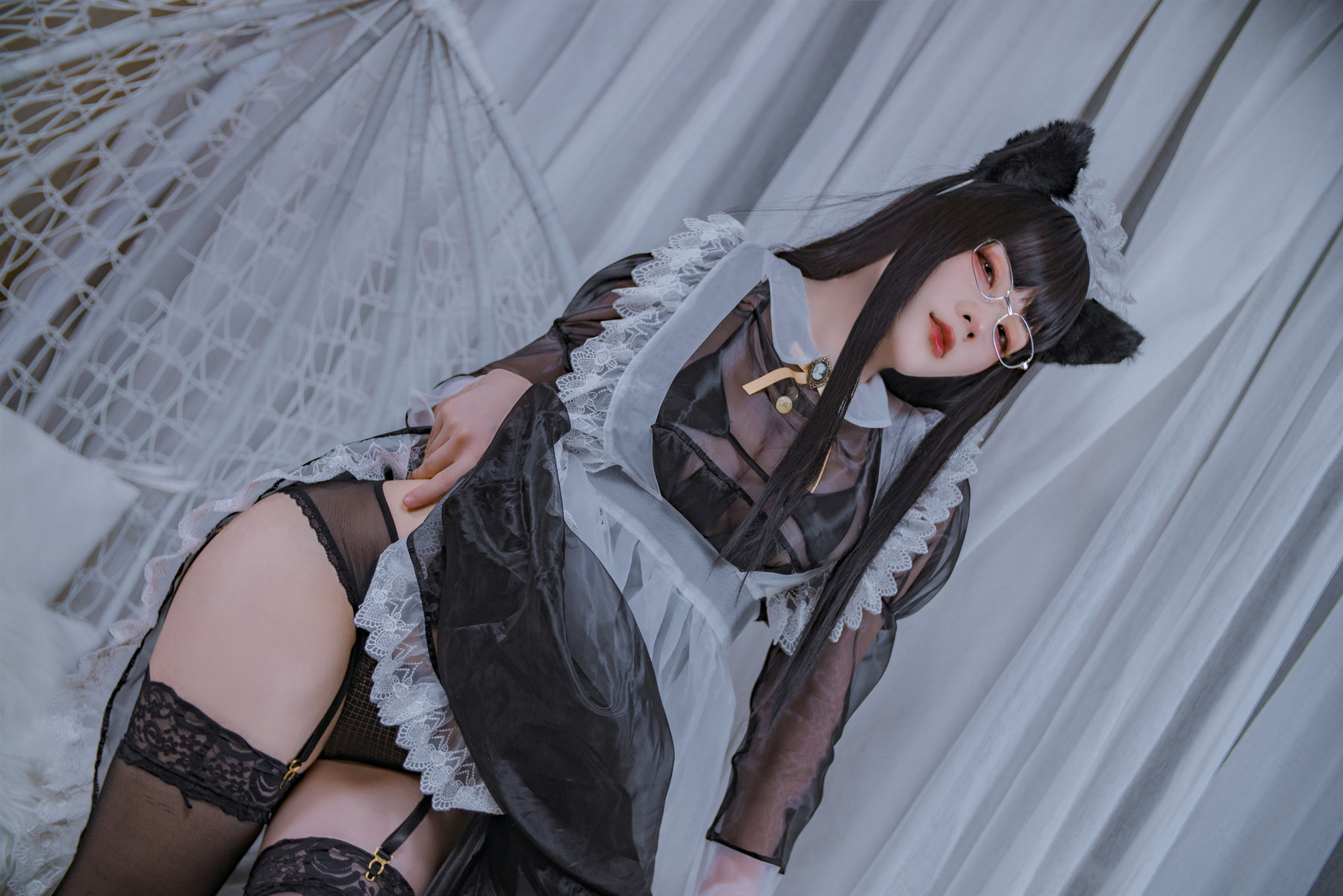 Cosplay 起司块wii写真 会长是女仆大人 43