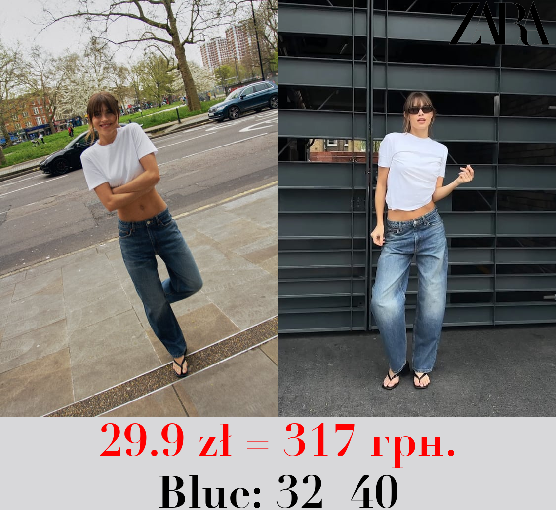 MID-RISE TAILORED BALLOON JEANS