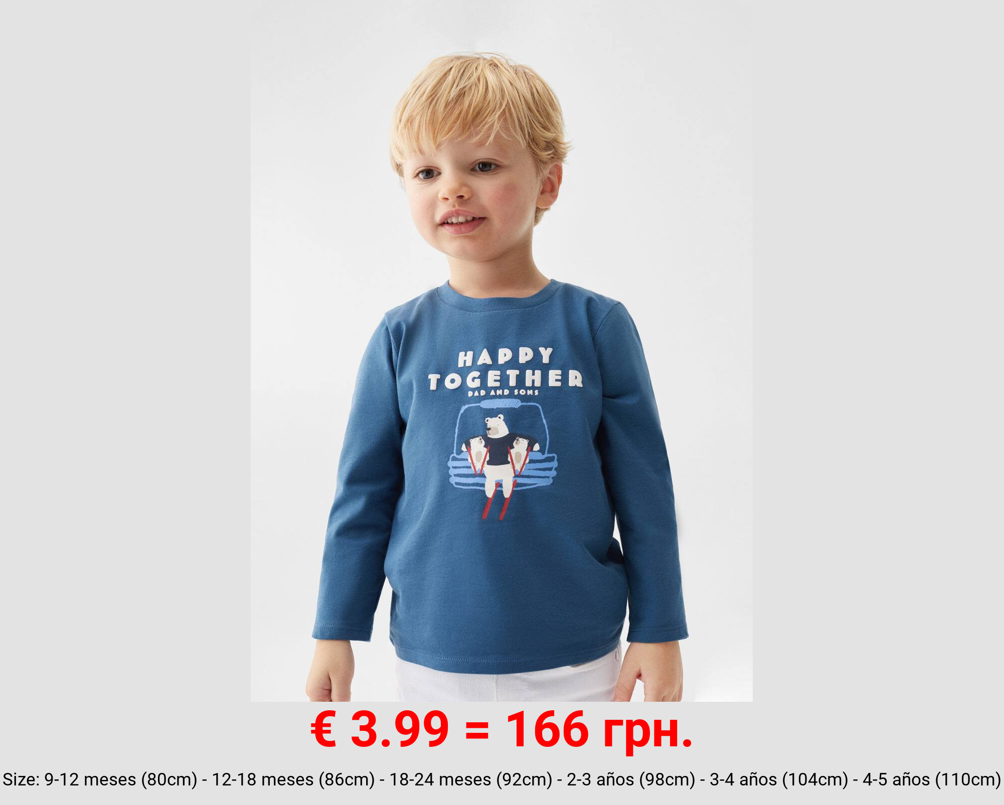 Camiseta algodón manga larga