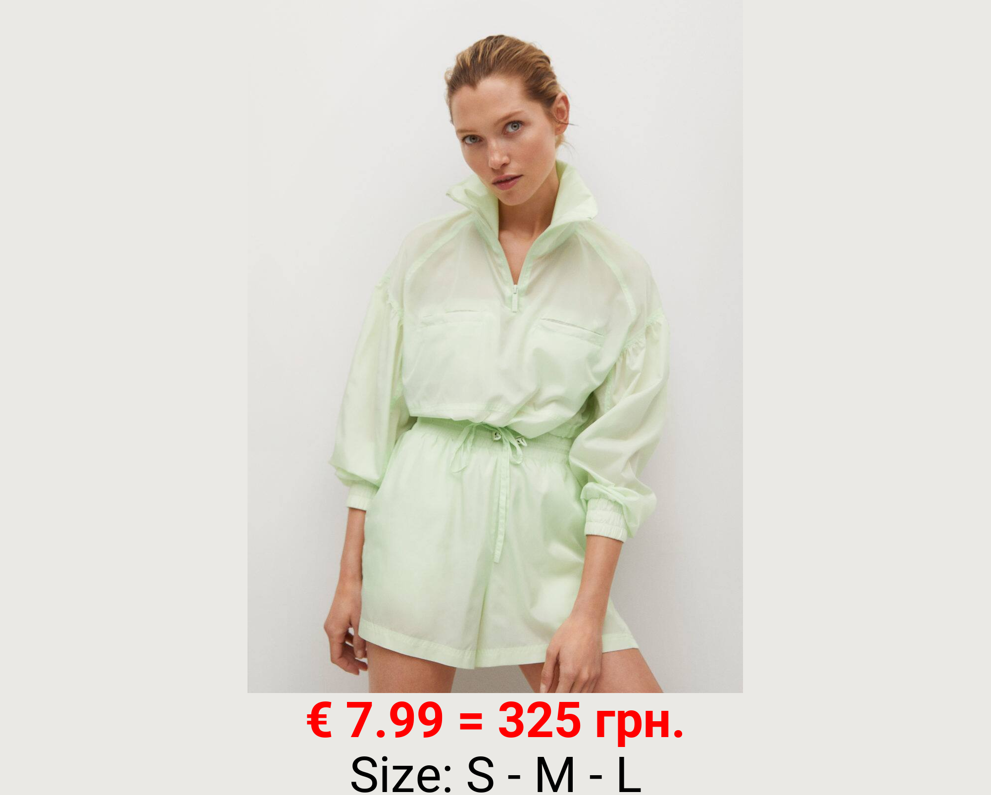 Sudadera crop deportiva