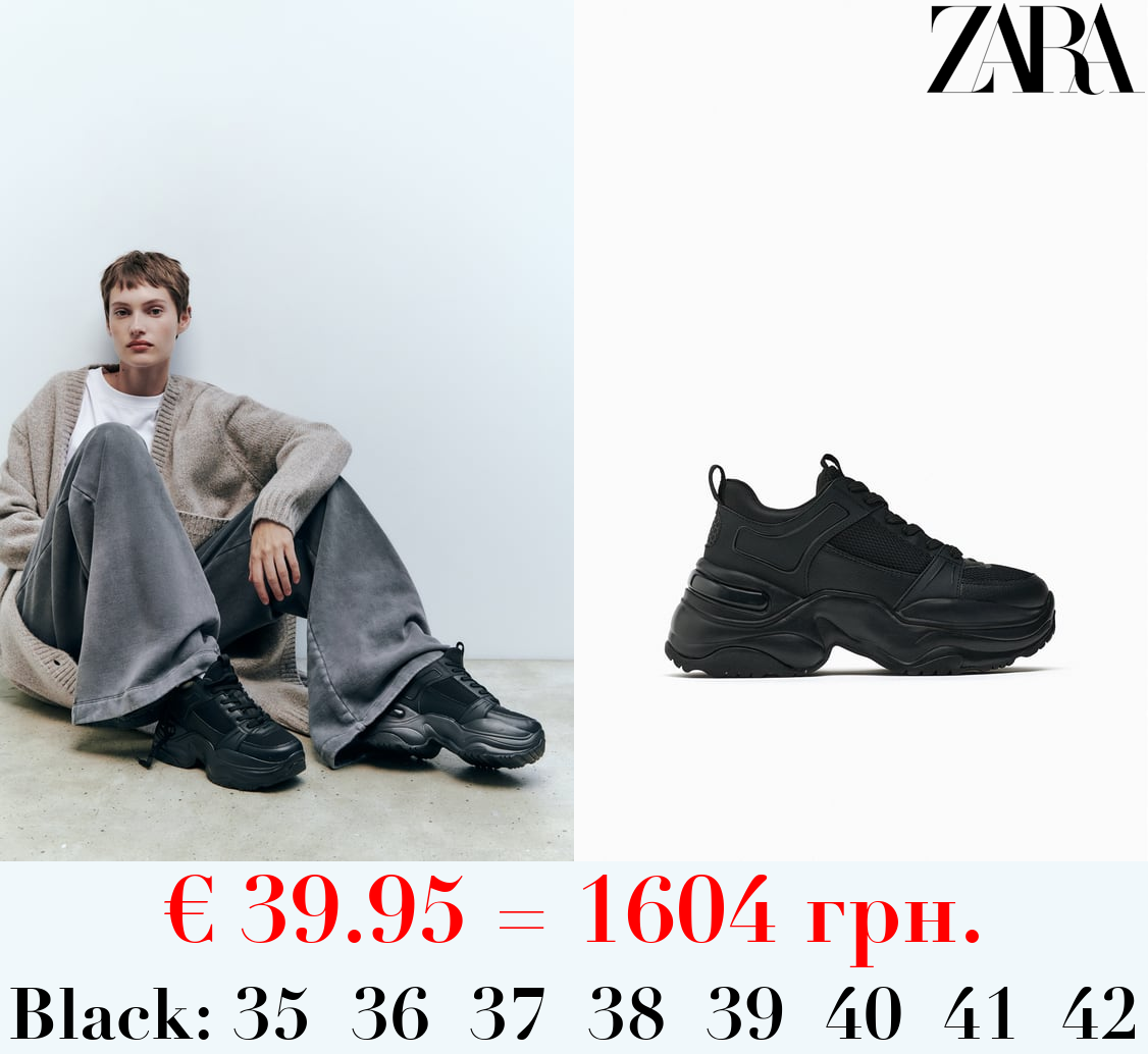 CHUNKY SOLE RUNNING TRAINERS