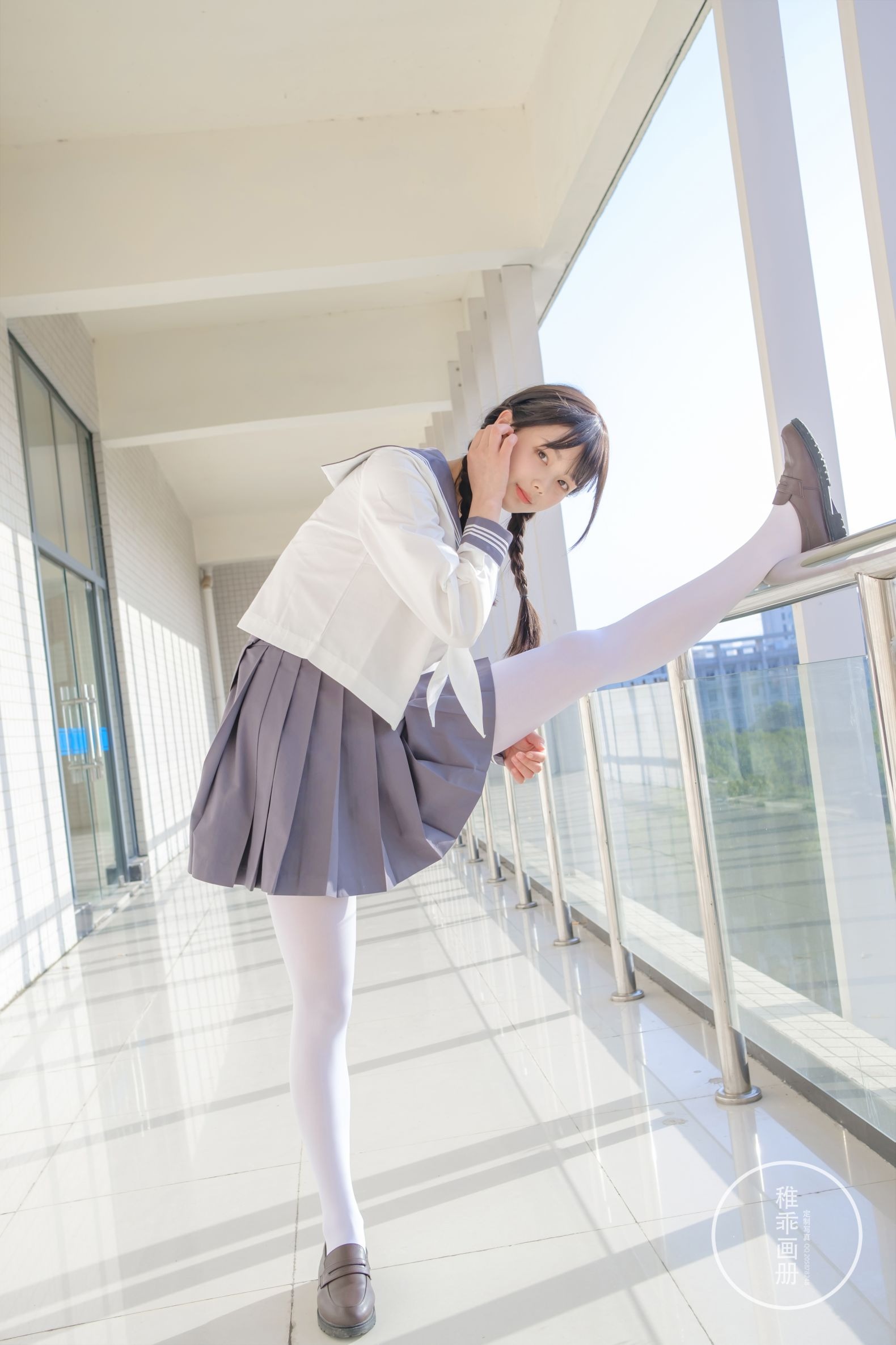 稚乖画册 - NO.05 晴空03 双马尾jk [71P1V-0.99GB] 49
